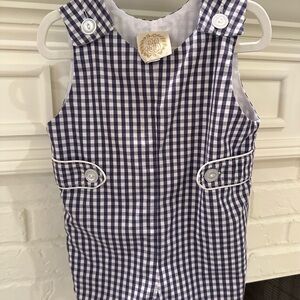 The Beaufort Bonnet Company Blue Gingham One Piece